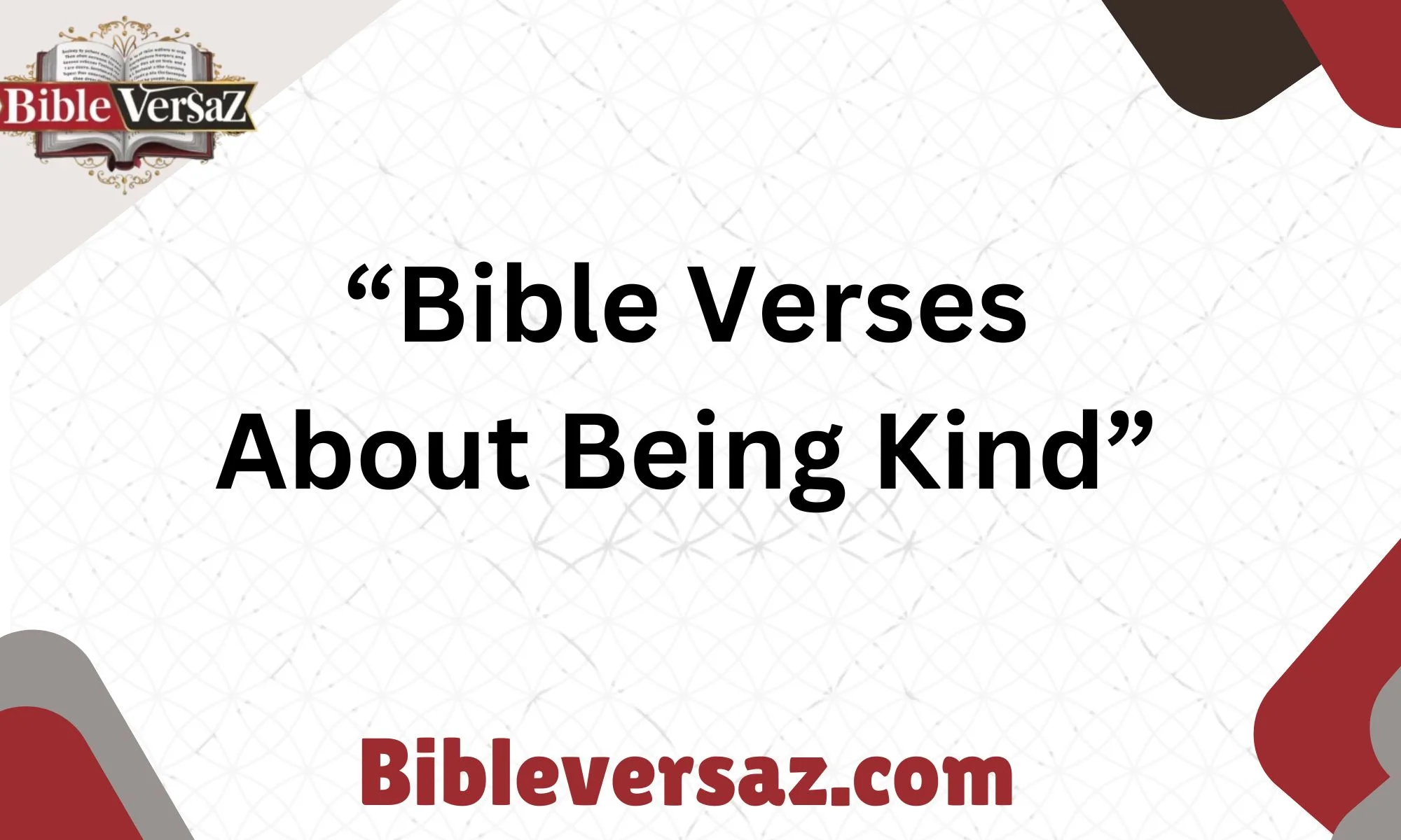 Bible Verses About Being Kind