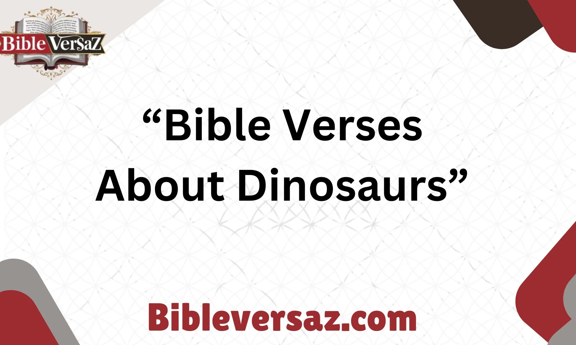 Bible Verses About Dinosaurs