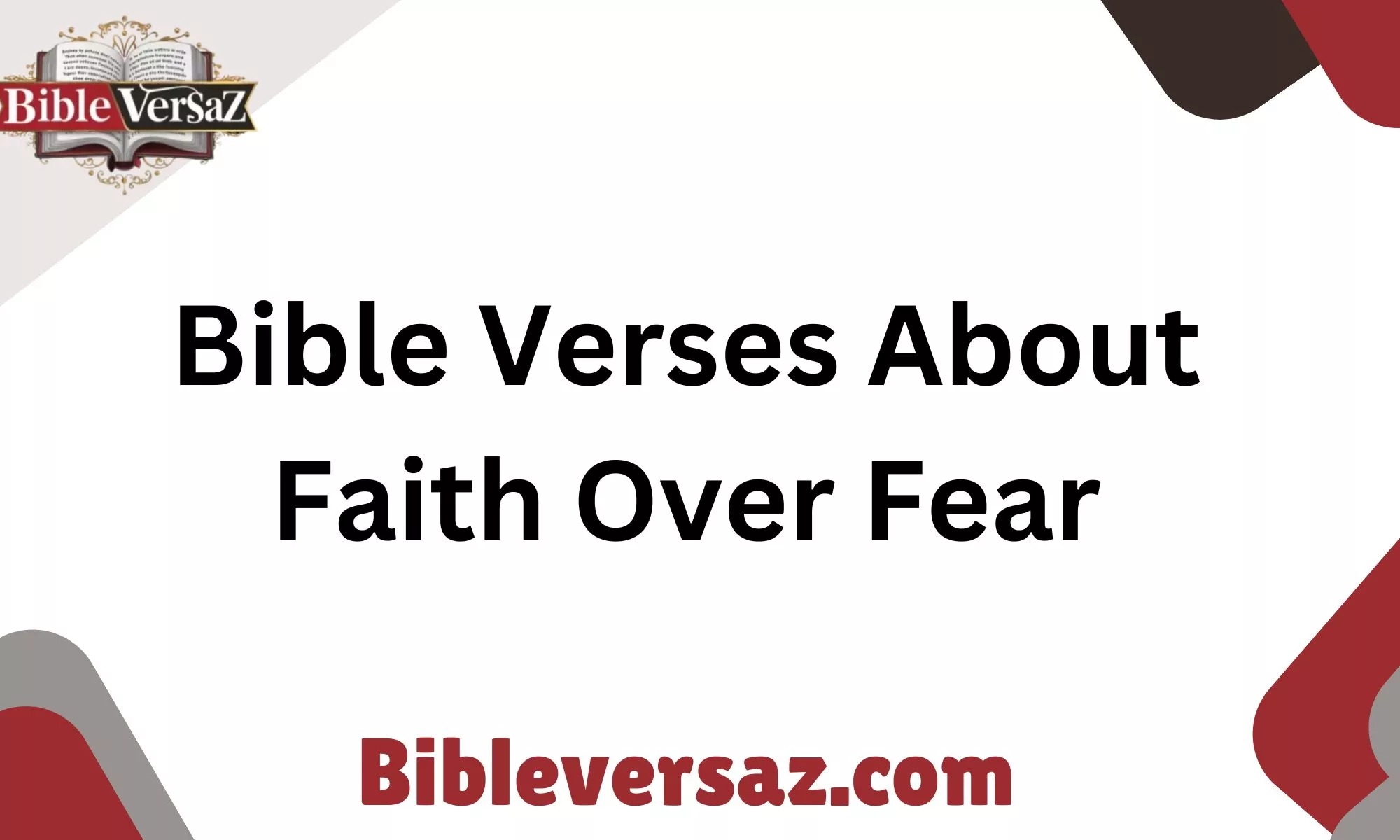 Bible Verses About Faith Over Fear