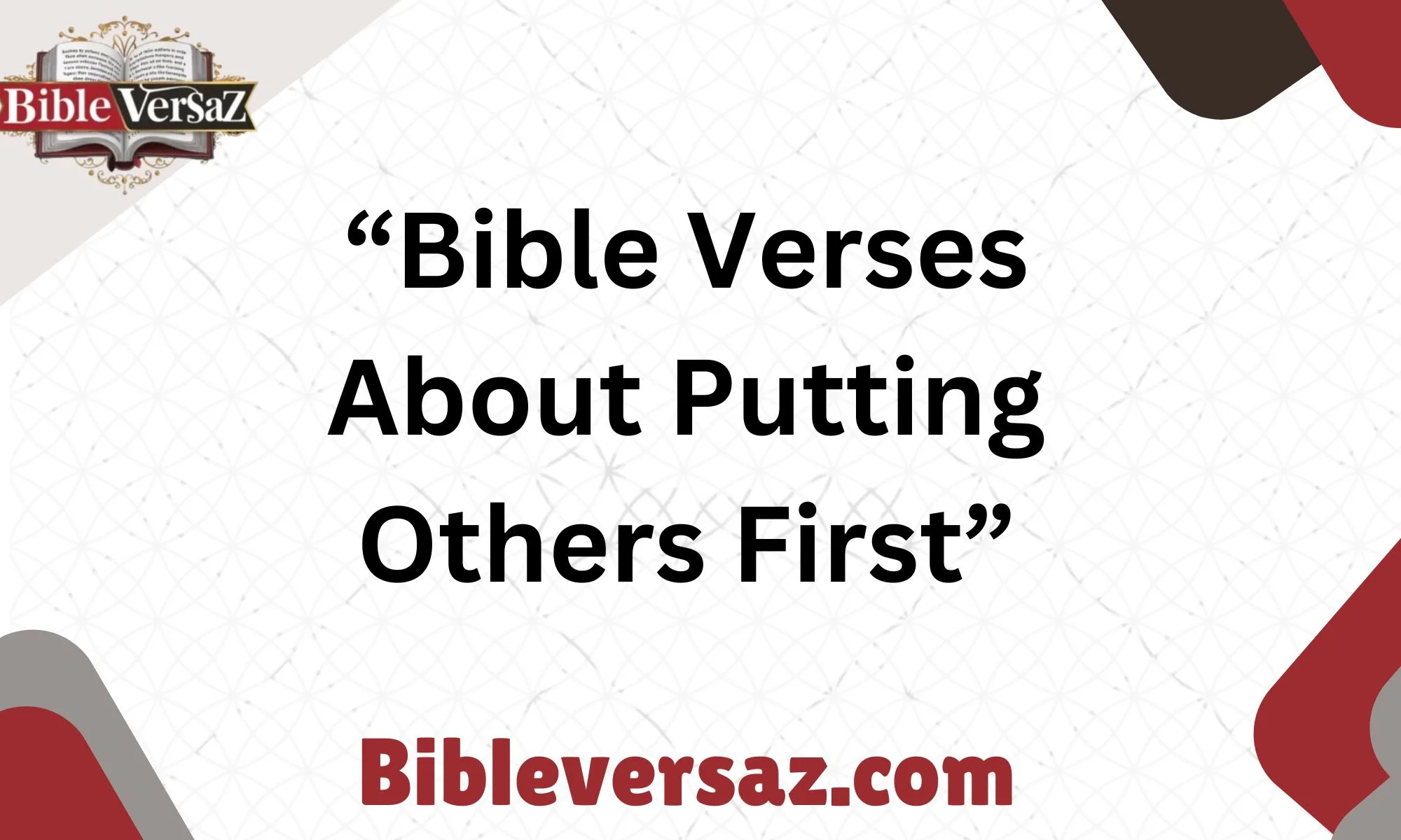 Bible Verses About Putting Others First
