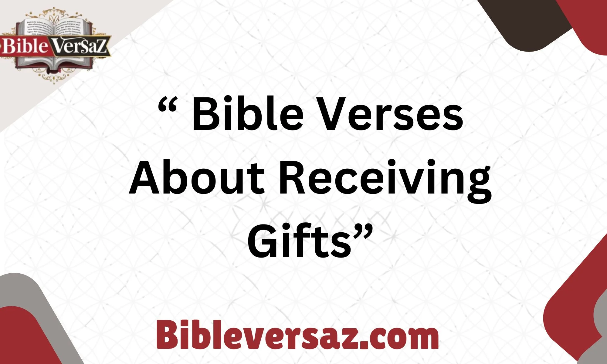 Bible Verses About Receiving Gifts