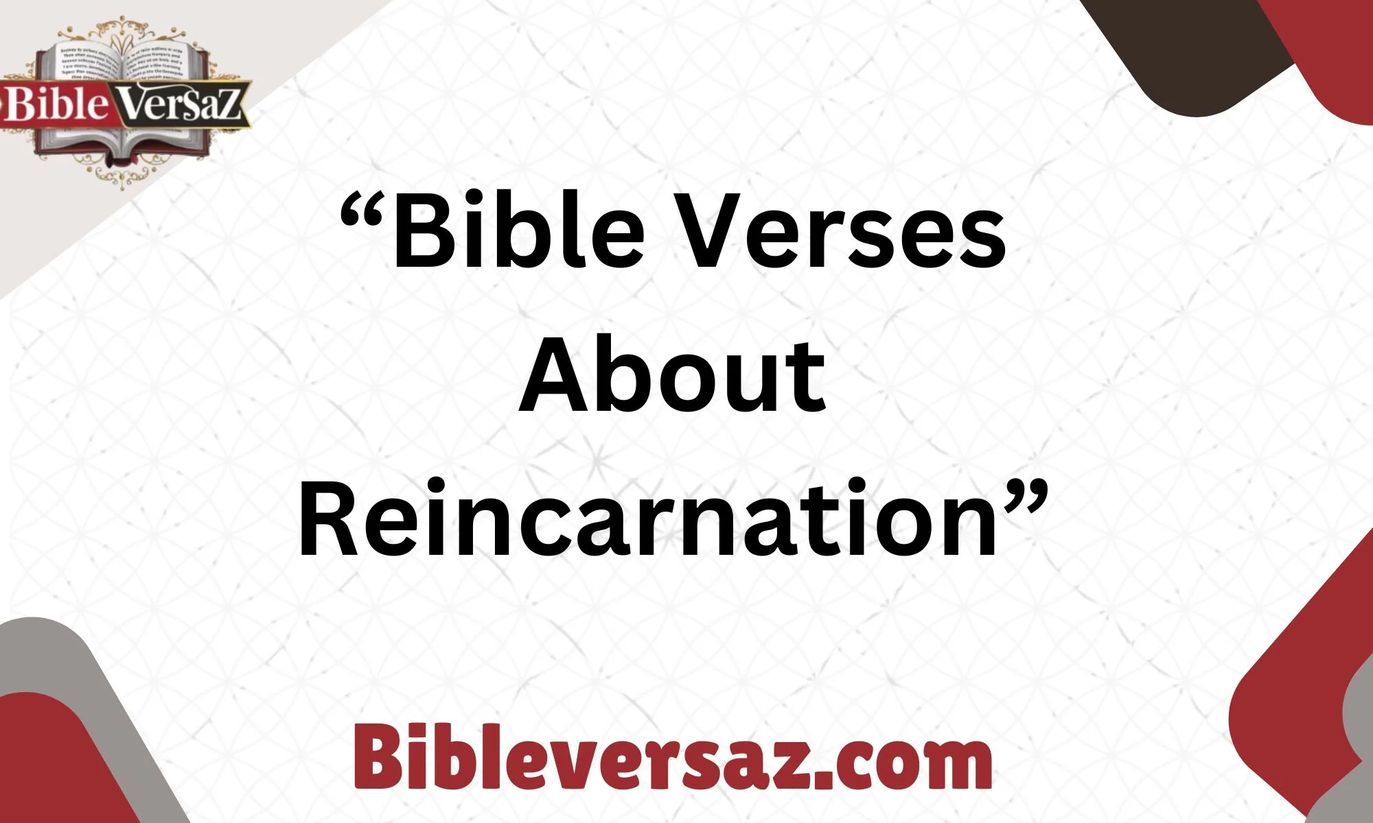 Bible Verses About Reincarnation