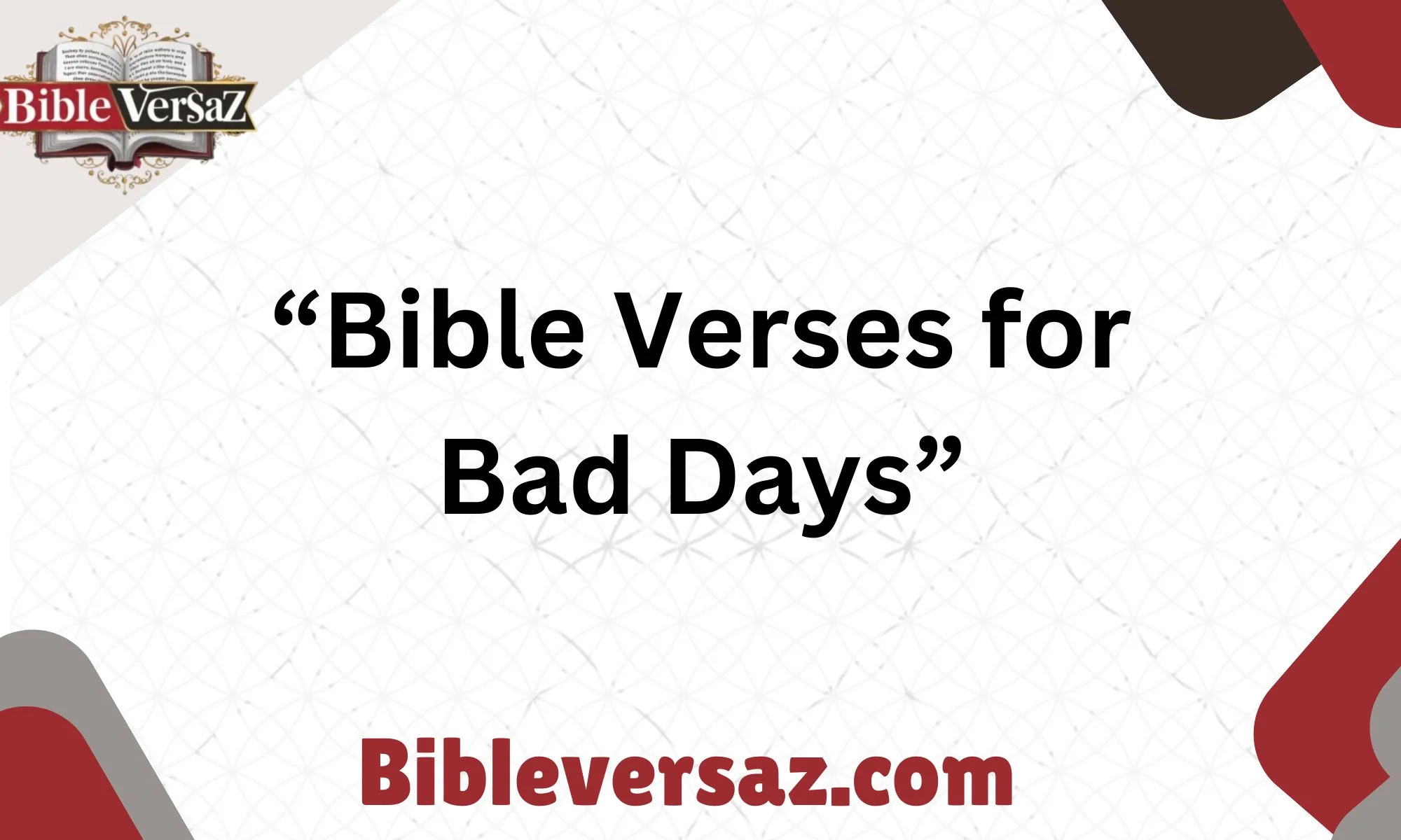 Bible Verses for Bad Days