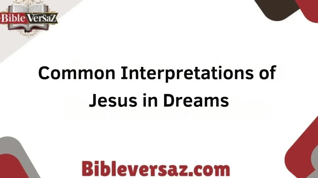 Jesus in Dreams