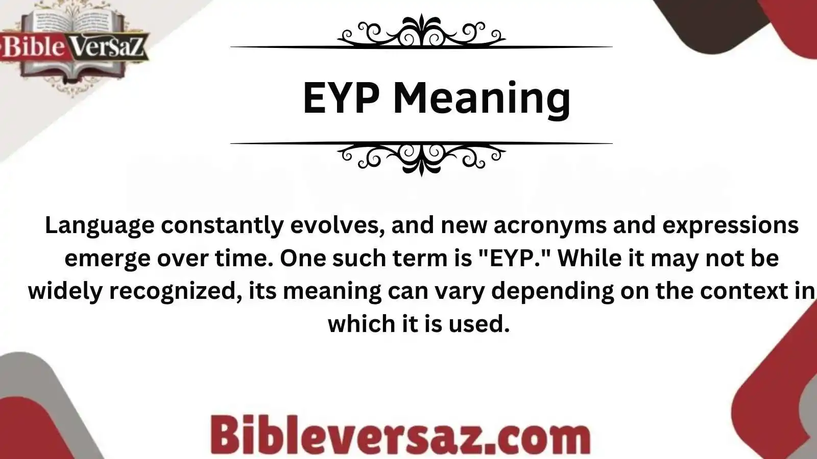 EYP Meaning