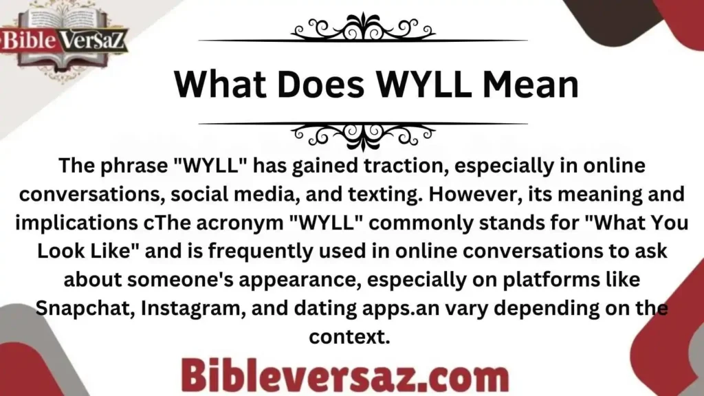 What Does WYLL Mean?