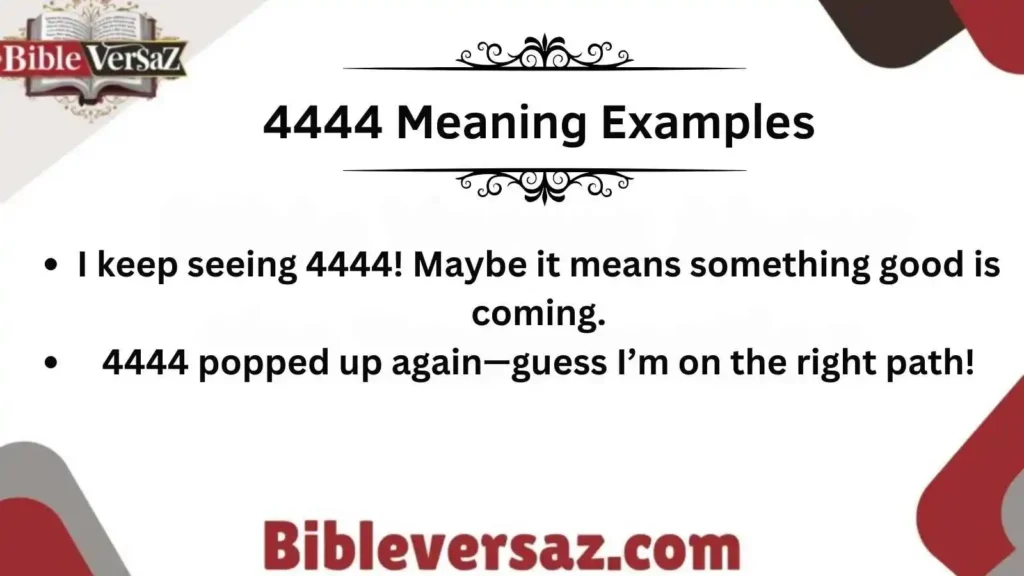 4444 Meaning Examples 